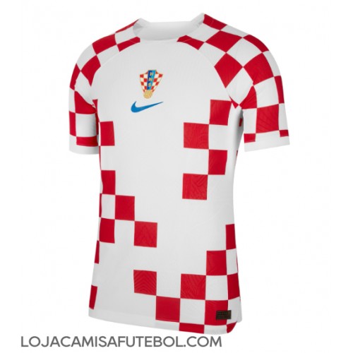 Camisa de Futebol Croácia Equipamento Principal Mundo 2022 Manga Curta